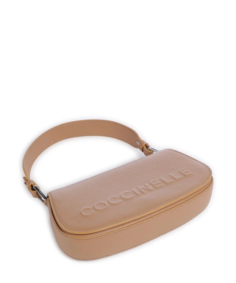 Coccinelle Myrtha Maxi Logo Sac porté épaule skin