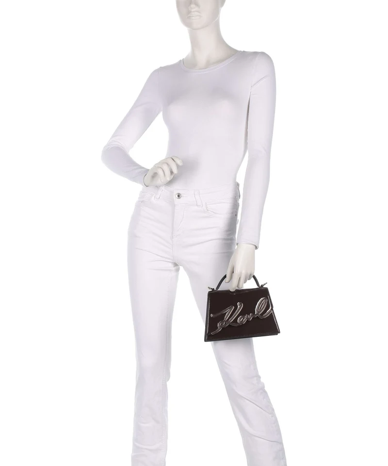 Karl Lagerfeld K/Signature 2.0 Small Sac bandoulière tobacco