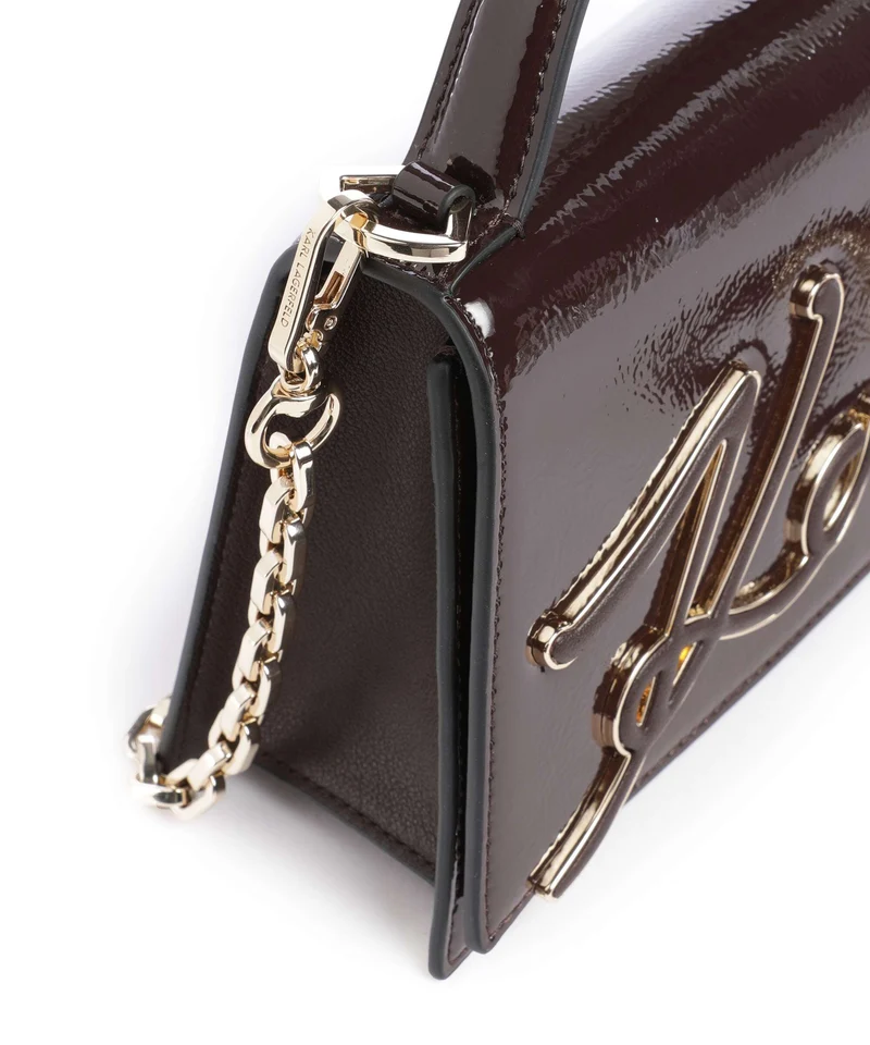 Karl Lagerfeld K/Signature 2.0 Small Sac bandoulière tobacco