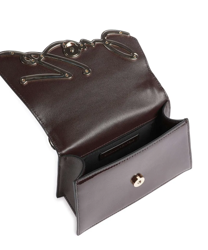 Karl Lagerfeld K/Signature 2.0 Small Sac bandoulière tobacco