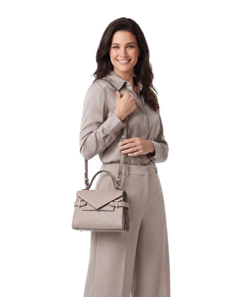 Le Tanneur Emilie Sac bandoulière fossile