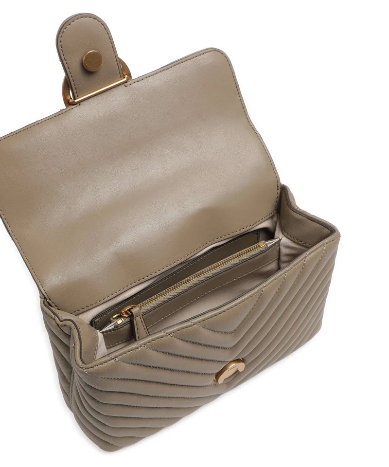 Pinko Love Lady Puff Mini Sac à main grigio talpa/antique gold