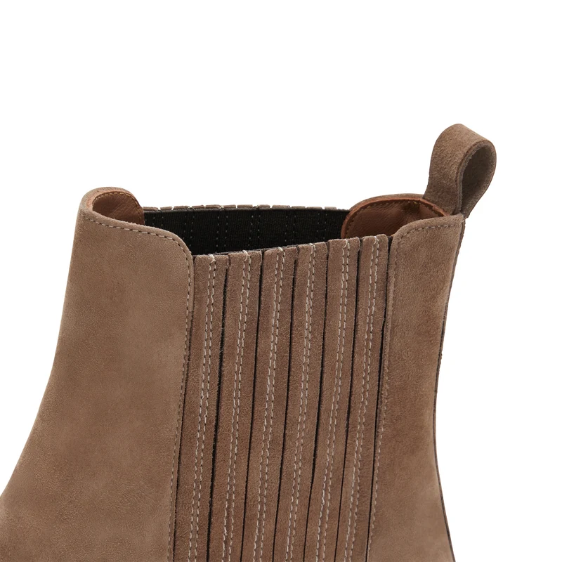 Isabel Bernard Vendôme Femmes Chelsea Boots Taupe IB53000SS-178-36