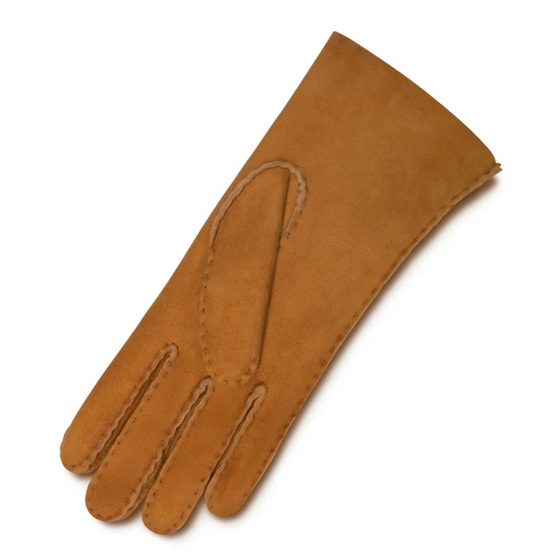 Isabel Bernard Honoré Gants en cuir d'agneau Zenia Cognac IB67003-336-7