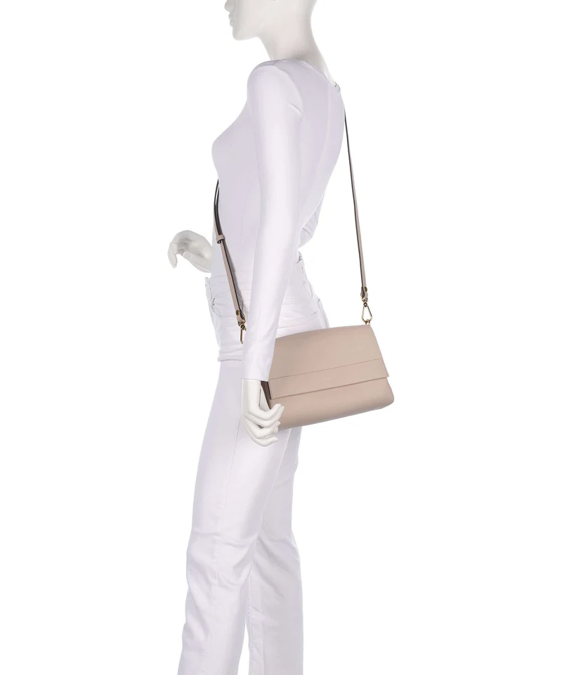 Coccinelle Boheme Grana Double Sac porté épaule rosette/warm taupe