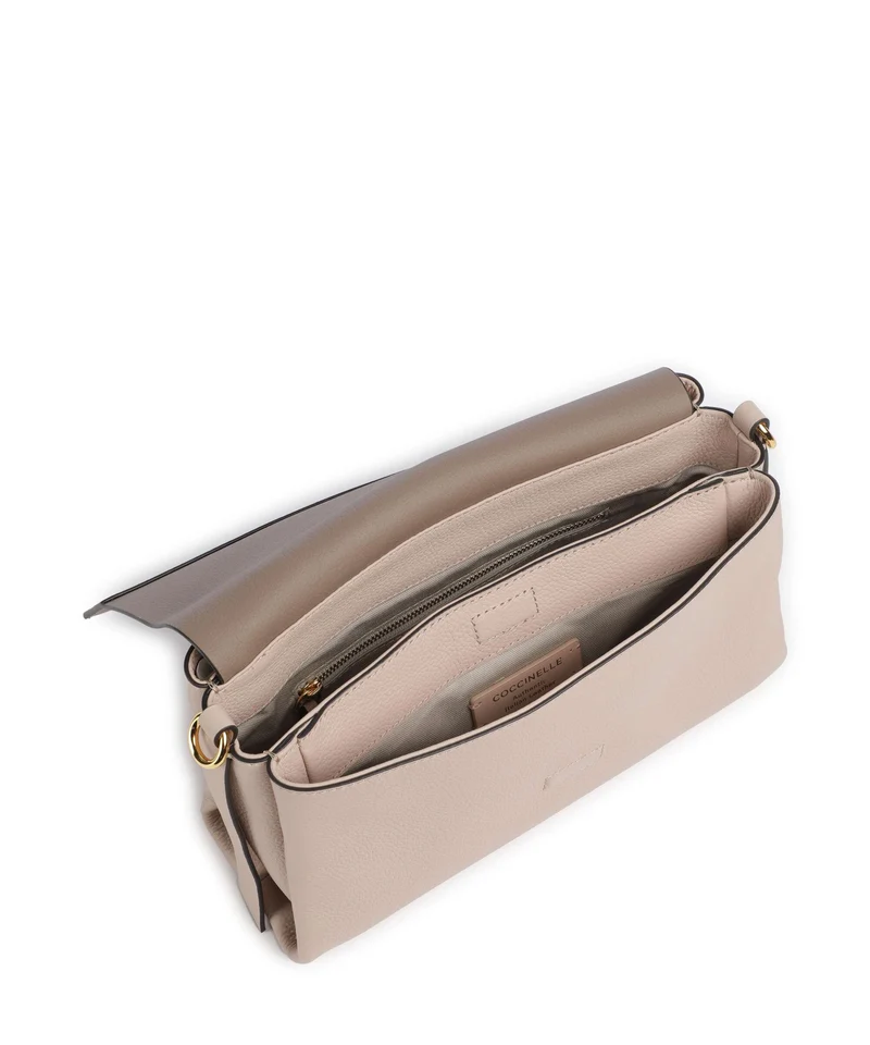 Coccinelle Boheme Grana Double Sac porté épaule rosette/warm taupe