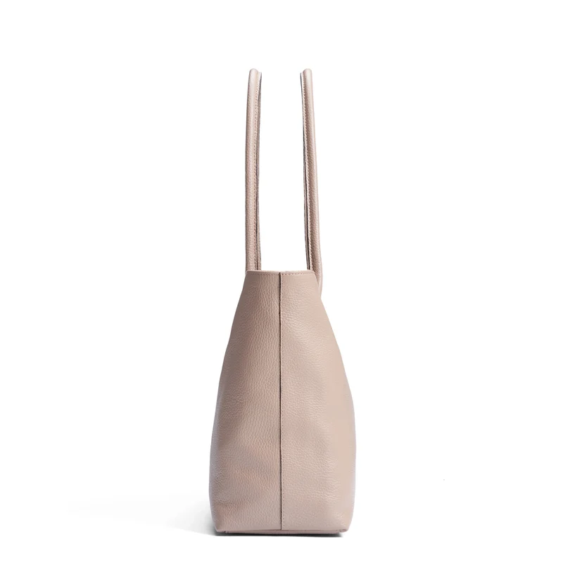 Isabel Bernard Honoré Elin Taupe Sac À Épaule En Cuir De Veau IB25111-078