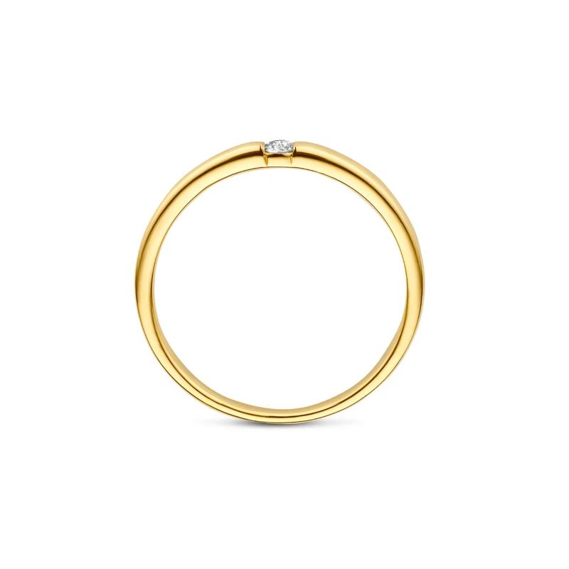 Isabel Bernard De la Paix Bague De la Paix Mia en or 14 carats avec diamant 0,05 carat IBD330046-56