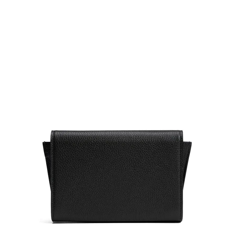 Isabel Bernard Honoré Lina Pochette Noire Avec Chaîne D’Épaule Amovible IB21135-001