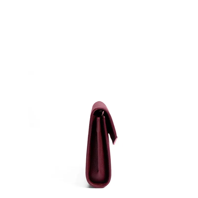 Isabel Bernard Honoré Lina Pochette Bordeaux Avec Chaîne D’Épaule Amovible IB21135-052
