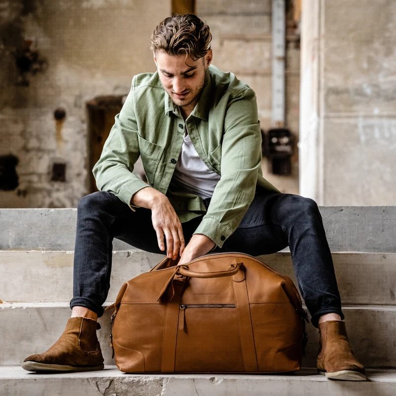 The Chesterfield Brand Portsmouth Sac de Voyage Cognac C20.001731