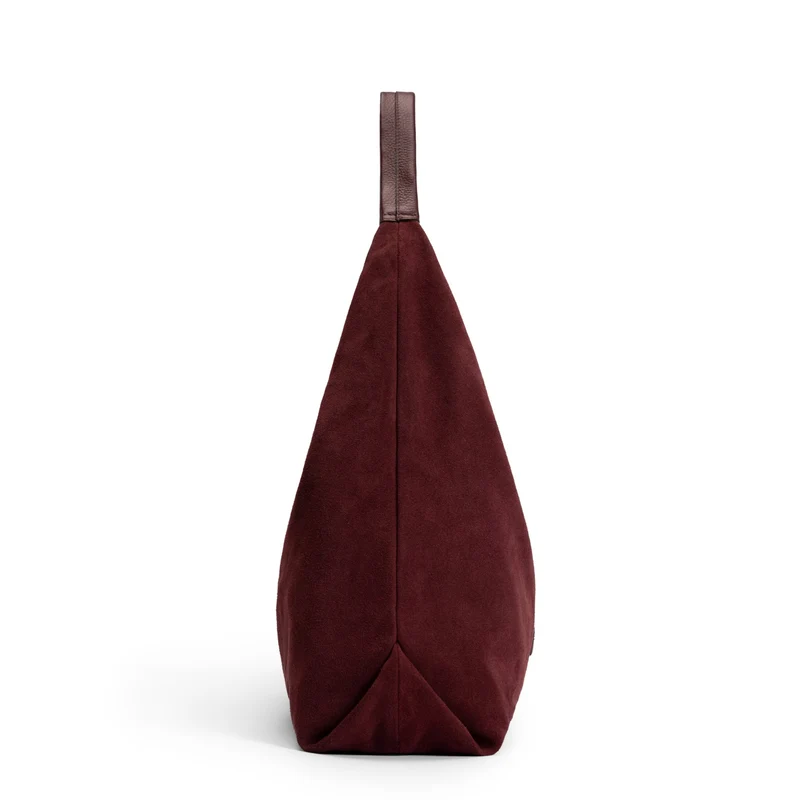 Isabel Bernard Honoré Grace sac bandoulière en suède bordeaux IB25093-152