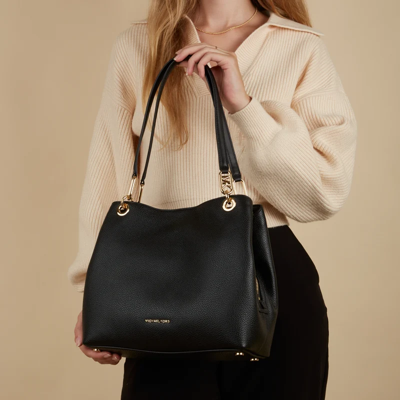 Michael Kors Kensington Sac à Bandoulière Noir 30F3G8KT7L-001