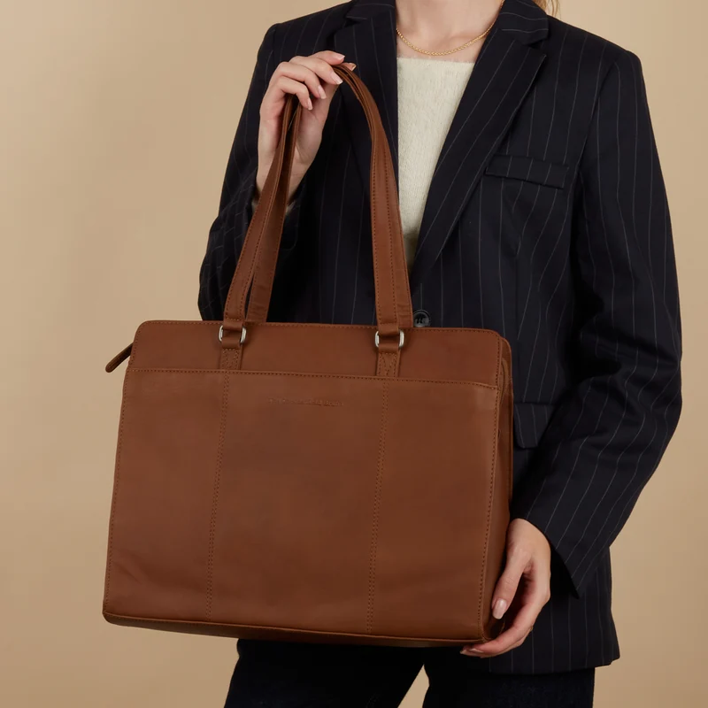 The Chesterfield Brand Fidenza Sac Ordinateur Cognac C38.020631