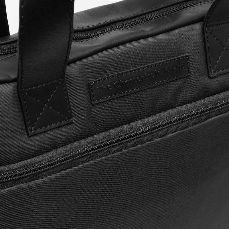 The Chesterfield Brand Fusion Narvik Black Business Bag C40.400000