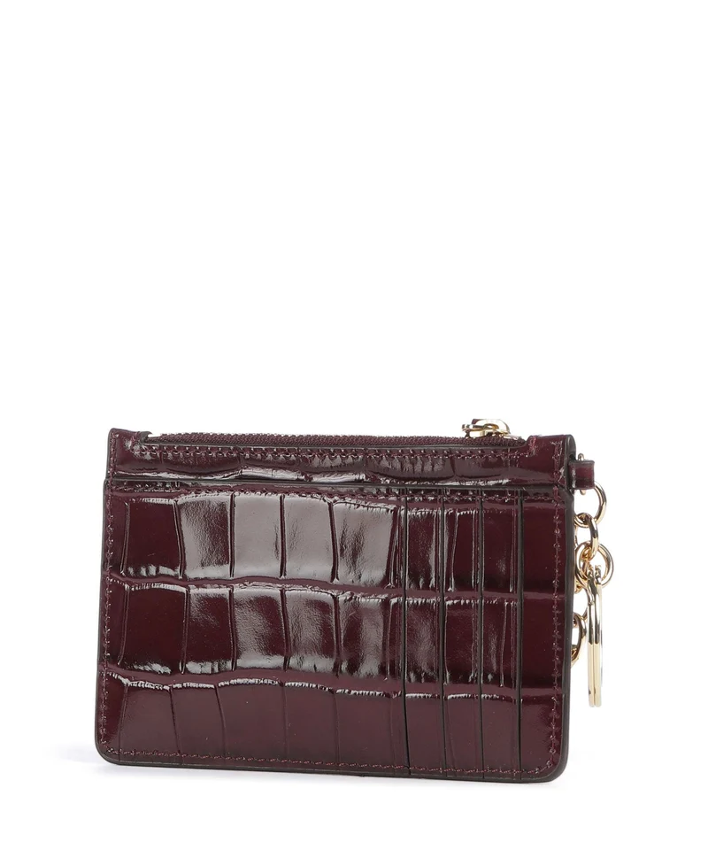 Lauren Ralph Lauren Small Étui à cartes crédit dark garnet