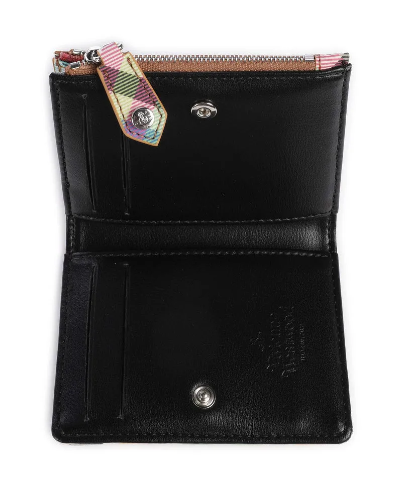 Vivienne Westwood Buccia D'Arancia Slim Étui à cartes crédit heather plaid