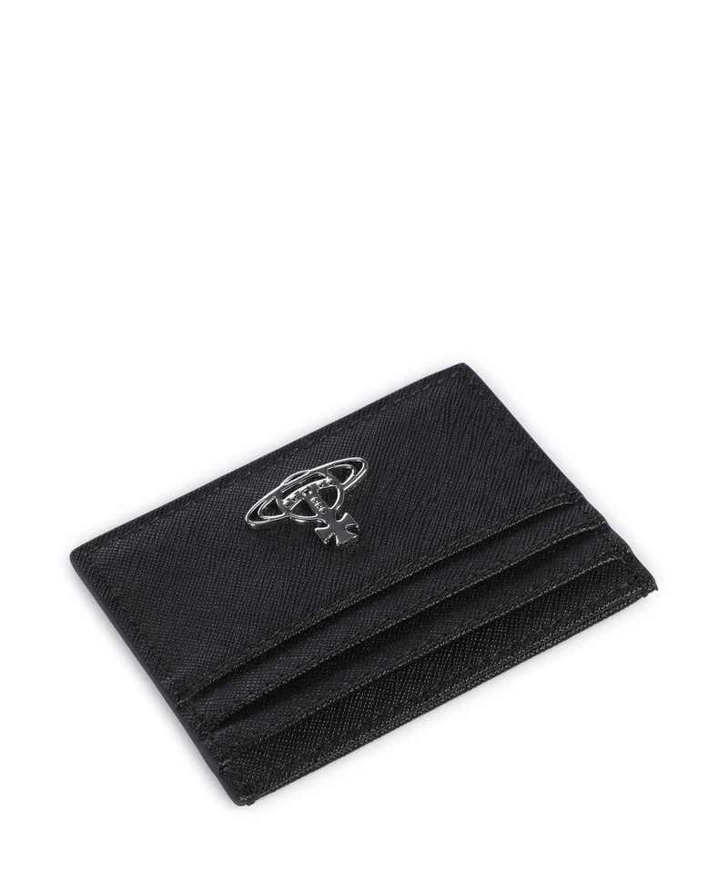 Vivienne Westwood Saffiano Étui à cartes crédit black