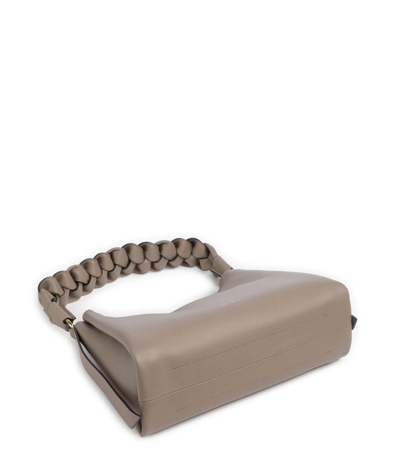 Coccinelle Boheme Grana Double Sac porté épaule warm taupe/rosette