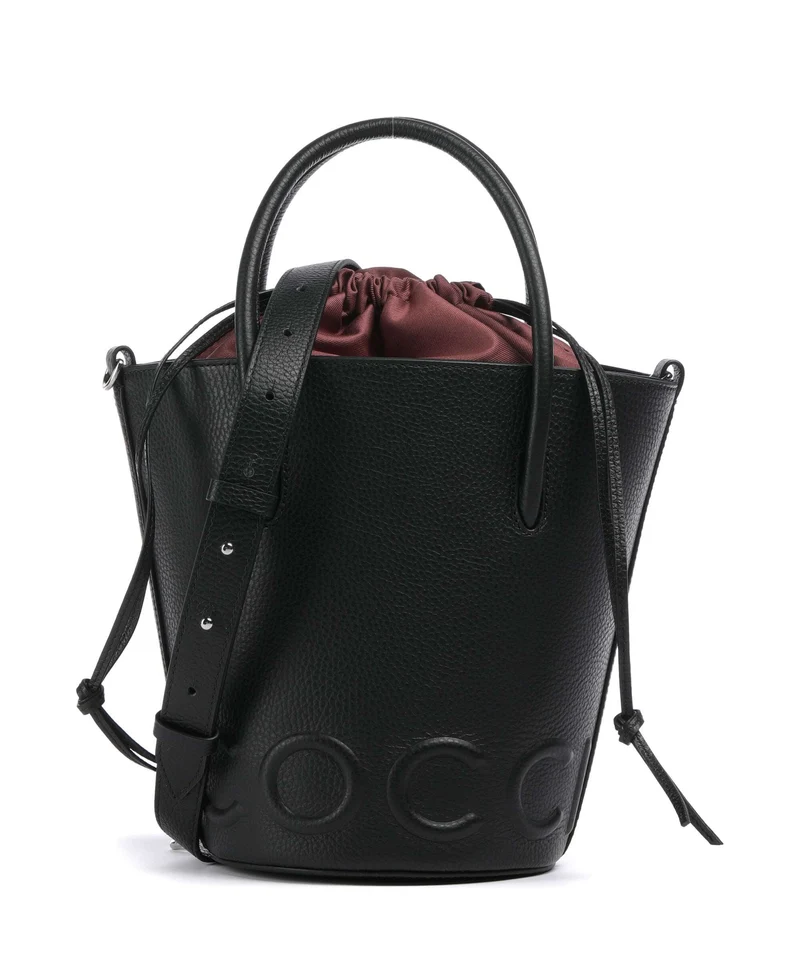 Coccinelle Myrtha Maxi Logo Sac seau noir