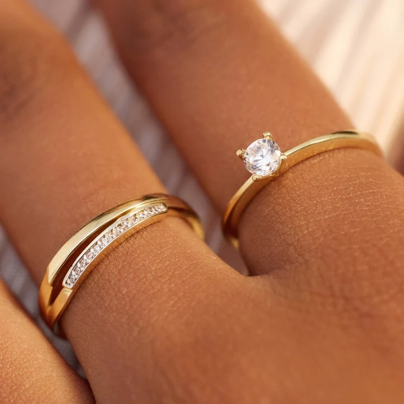 Beloro Jewels Monte Napoleone Bague Or 9 carats BO330019-60