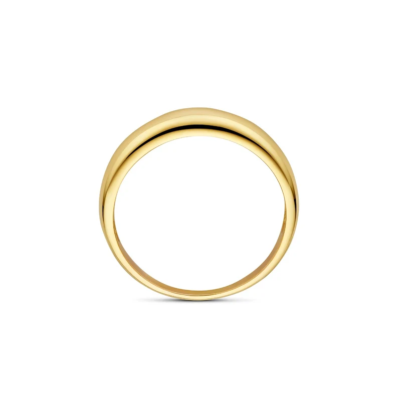 Beloro Jewels Bague Della Spiga Dôme en or 9 carats BO330040-54