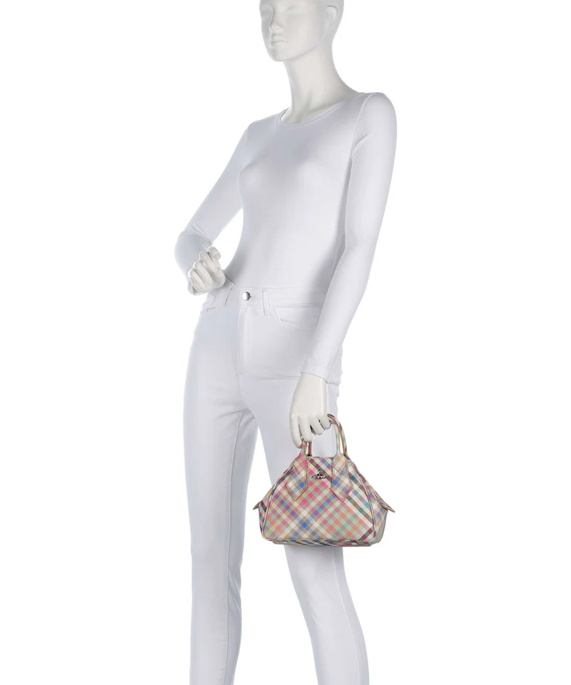 Vivienne Westwood Yasmine Buccia D'Arancia Small Sac à main heather plaid