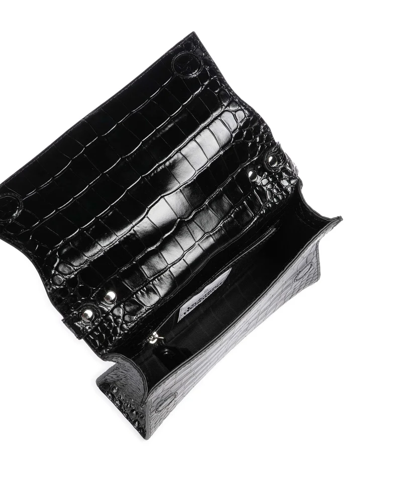 Vivienne Westwood Bianca Embossed Croc S Sac porté épaule black
