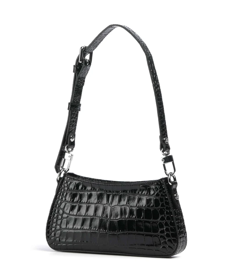 Vivienne Westwood Tasha Embossed Croc Sac porté épaule black