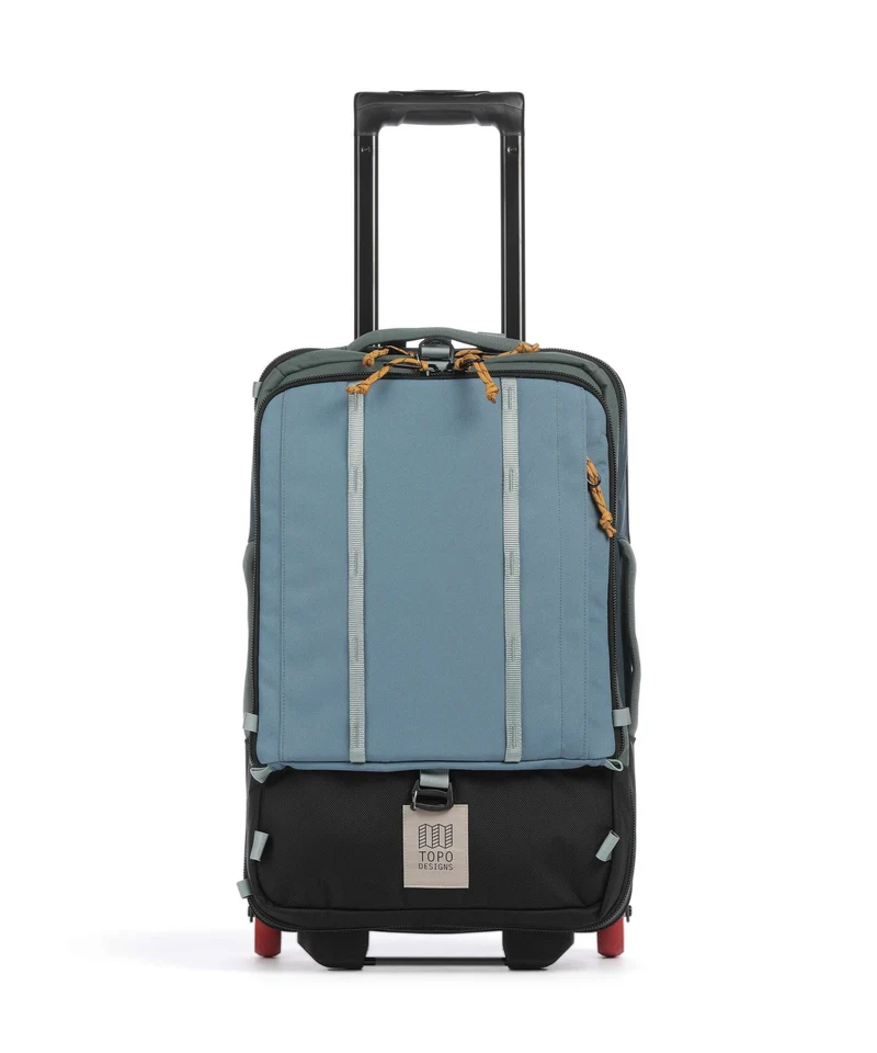 Topo Designs Global Sac à dos à roulettes stone blue/forest