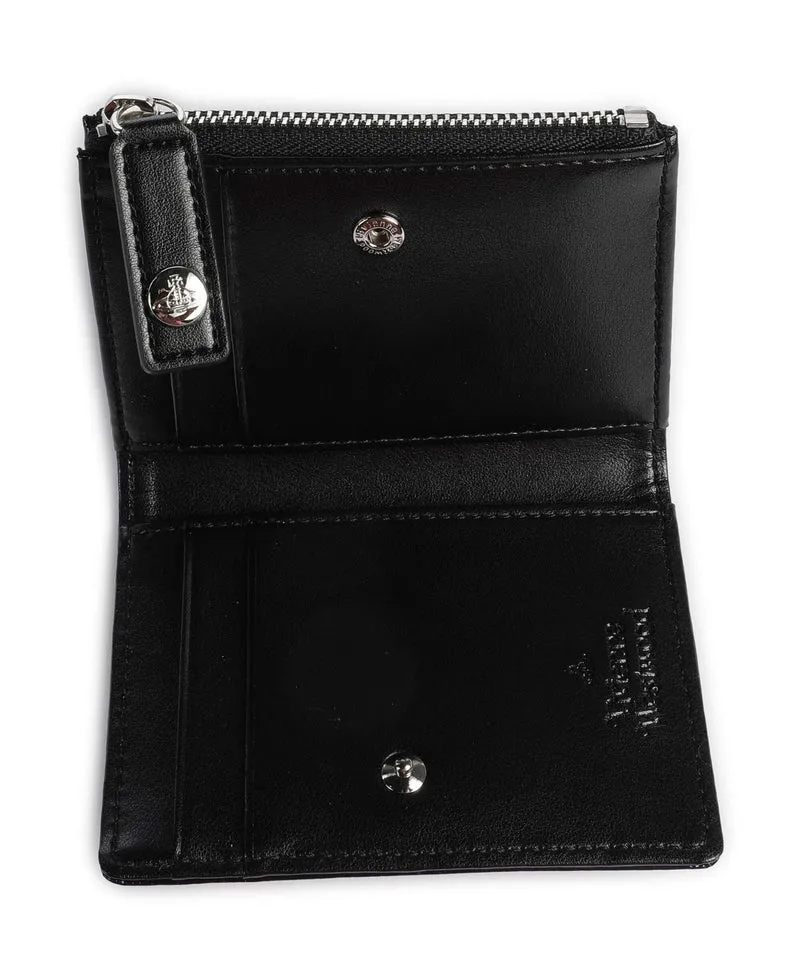 Vivienne Westwood Patent Étui à cartes crédit black/diamante orb