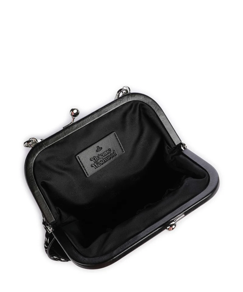 Vivienne Westwood Vivienne Velvet Check Sac porté épaule black/multicolor