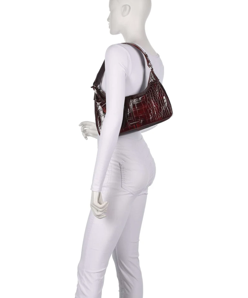 Burkely Cool Colbie Sac porté épaule burgundy patent