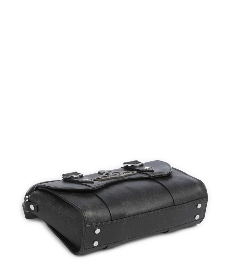 Vivienne Westwood Kimmy Distressed Sac bandoulière off black