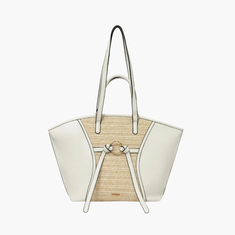 Grand sac shopper blanc Steevy