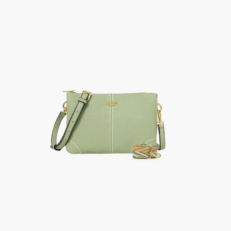 Sac multi poches vert Sixtine