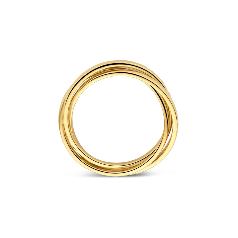 Parte di Me Ponte Vecchio Bague Ponte Vecchio Lucilla en argent sterling 925 plaqué or avec diamant taillé PDM33072-52