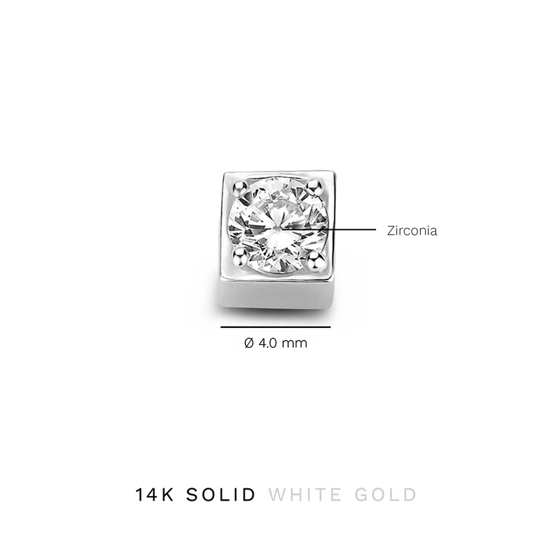 Isabel Bernard Saint Germain Femmes Charm Or blanc 14 carats IB350051
