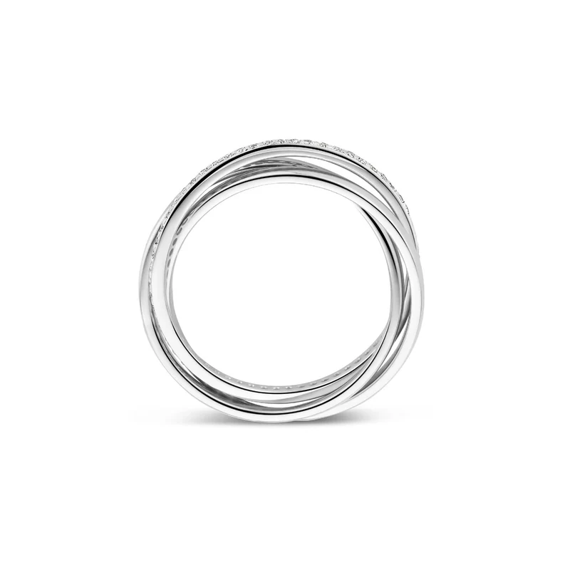 Parte di Me Ponte Vecchio Bague Ponte Vecchio Lanza en argent sterling 925 avec zircone PDM33071-48