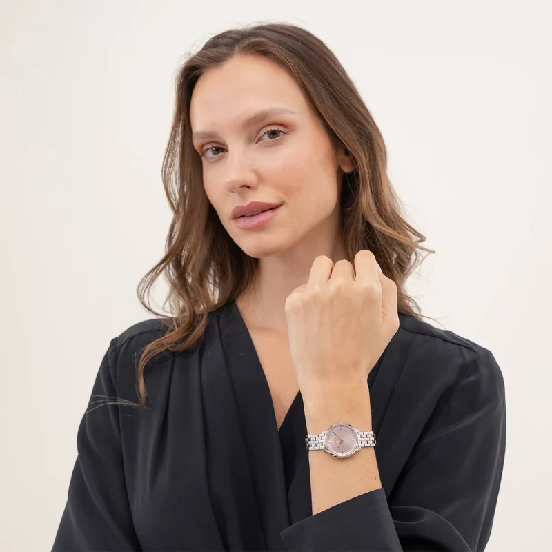 Hugo Boss Lucia Montre Femme En Argent HB1502819