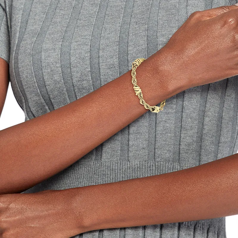 Tommy Hilfiger Acier Inoxydable Doré Femme Bracelet Chaîne TJ2781026