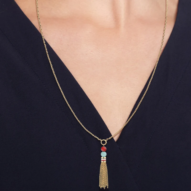 Tommy Hilfiger Acier Inoxydable Doré Femme Collier TJ2781041