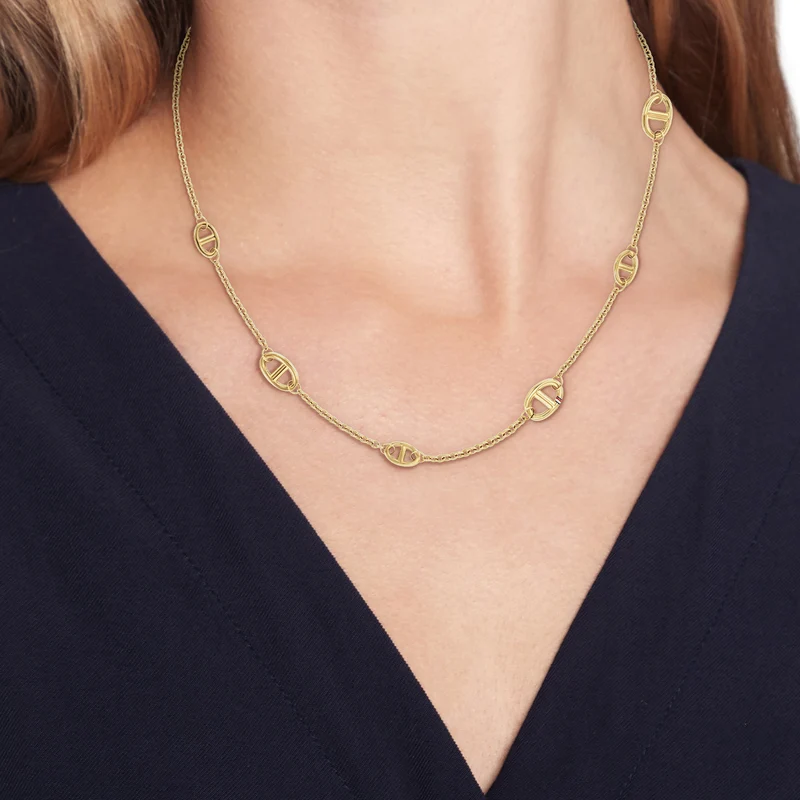 Tommy Hilfiger Acier Inoxydable Doré Femme Collier TJ2781022