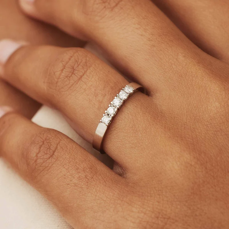 Isabel Bernard De la Paix Femmes Bague Or blanc IBD330019-48