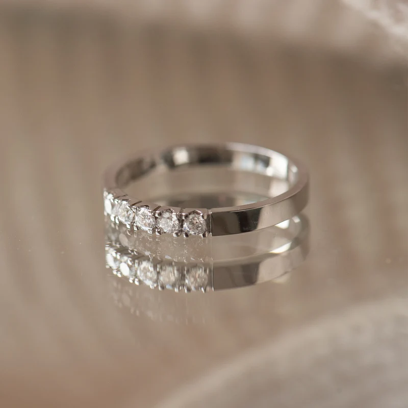 Isabel Bernard De la Paix Femmes Bague Or blanc IBD330019-48