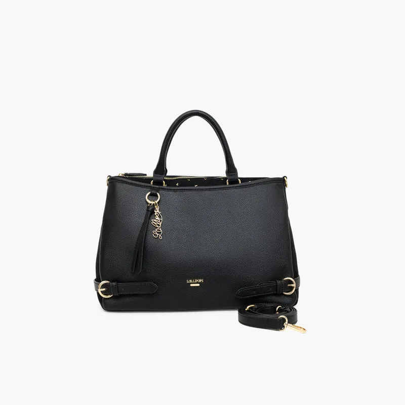 Grand sac shopper noir Tobi