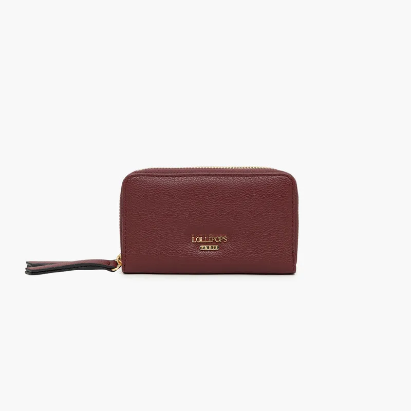 Portefeuille bordeaux Tobi