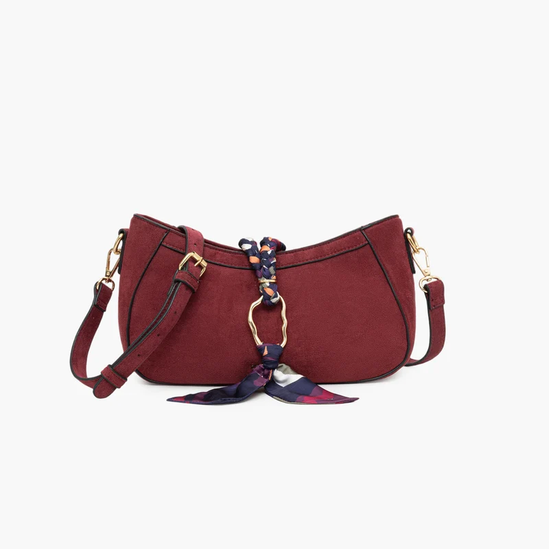 Sac porté épaule bordeaux Tivaline