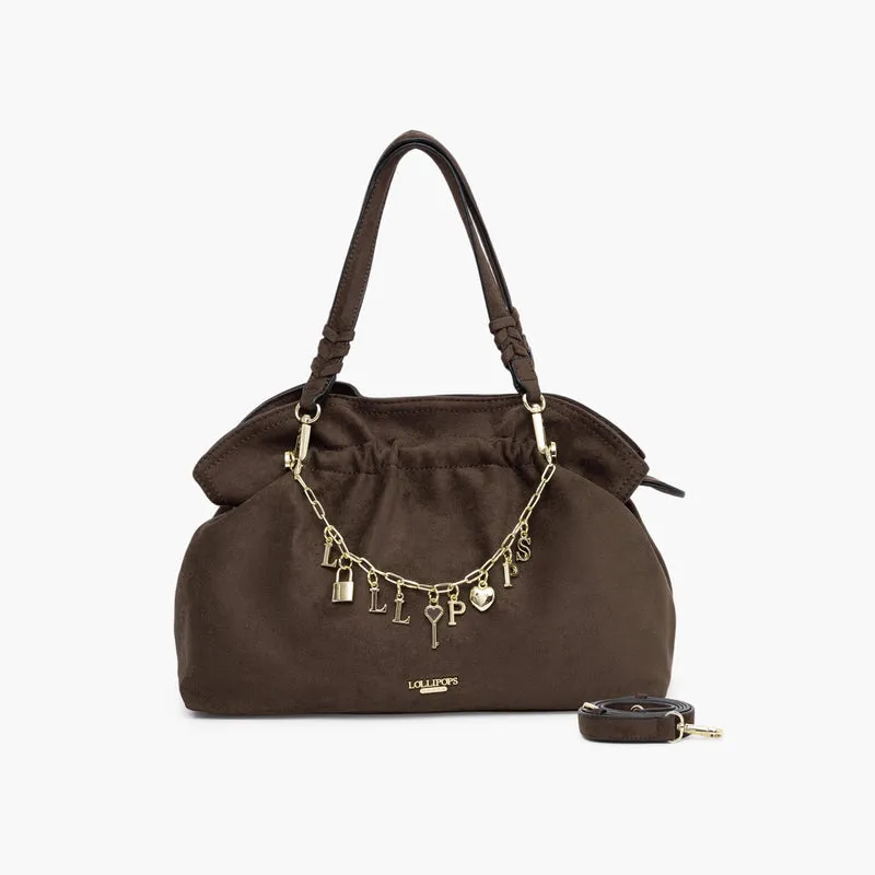Petit sac shopper S marron Teana