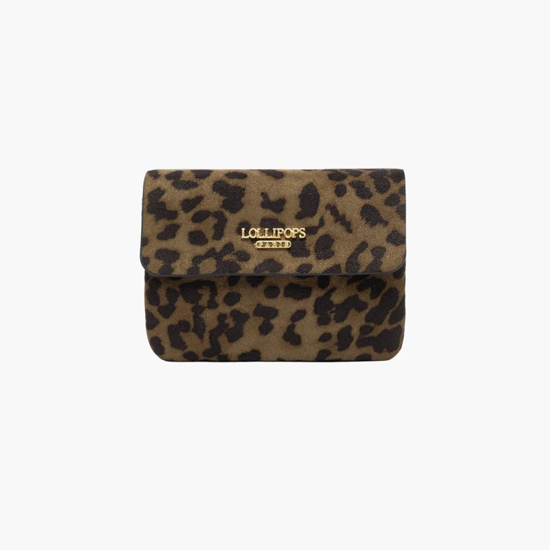 Petit portefeuille léopard Teana S